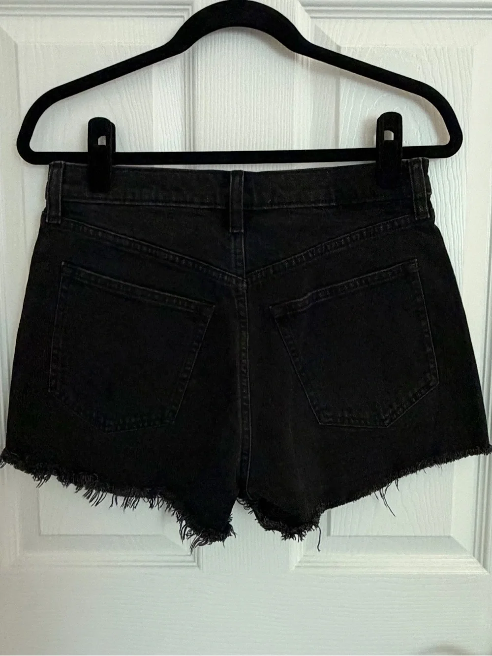 Abercrombie Black Denim Jean Shorts